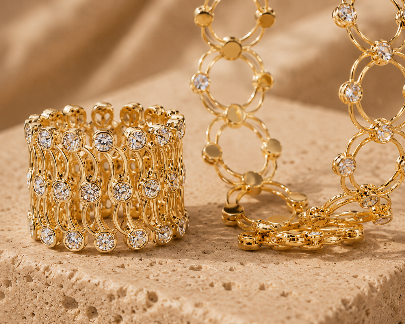 Aurielle Bracelet Ring Set