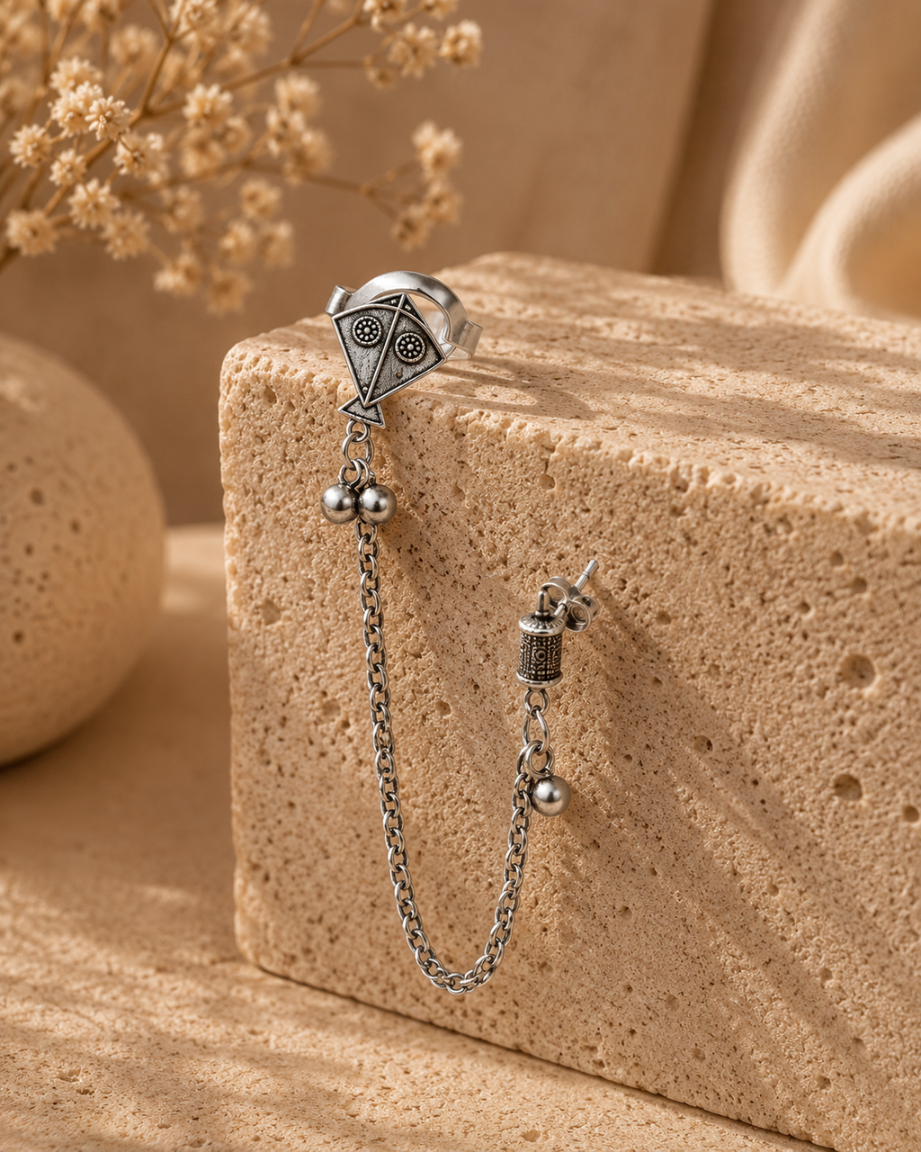 AeroKite Ear Cuff Chain Earring