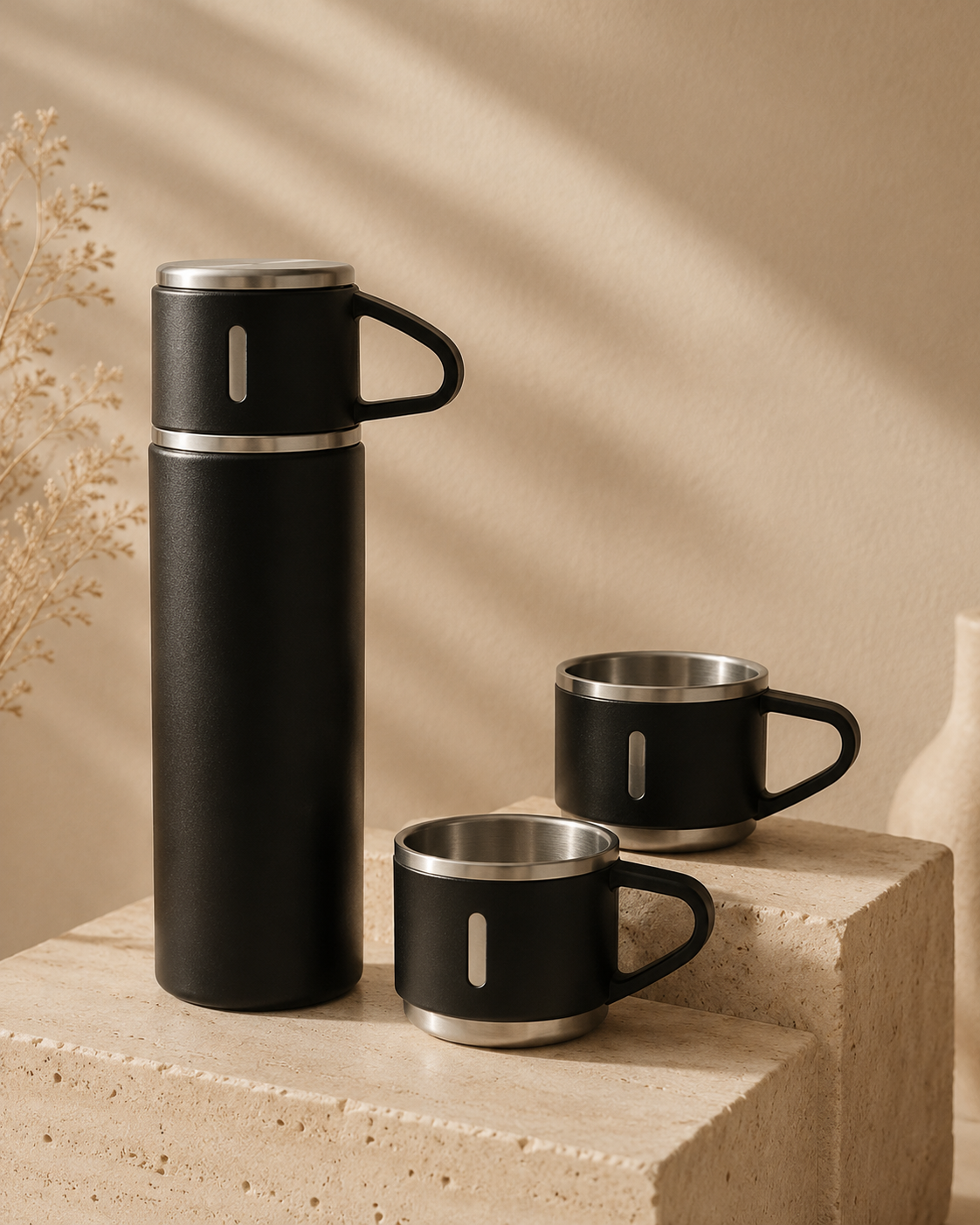 Nomad Noir Flask Set