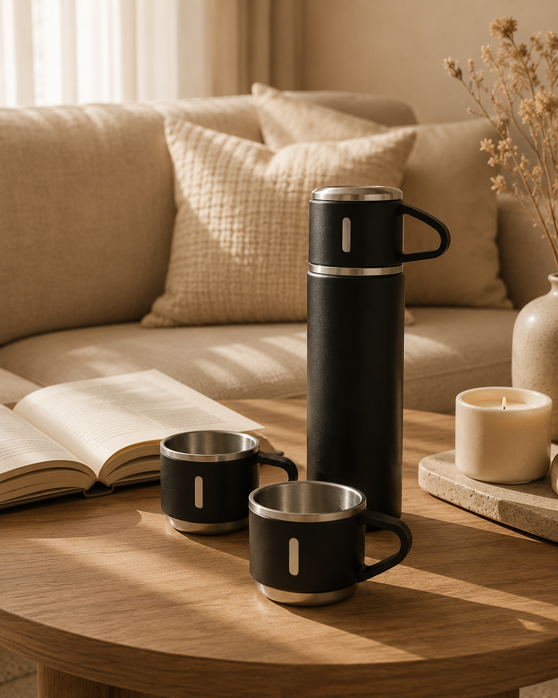 Nomad Noir Flask Set