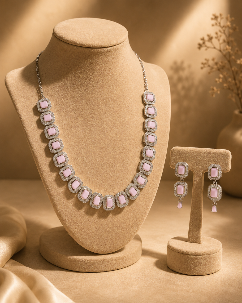 Rosé Royale Jewelry Set (Silver)