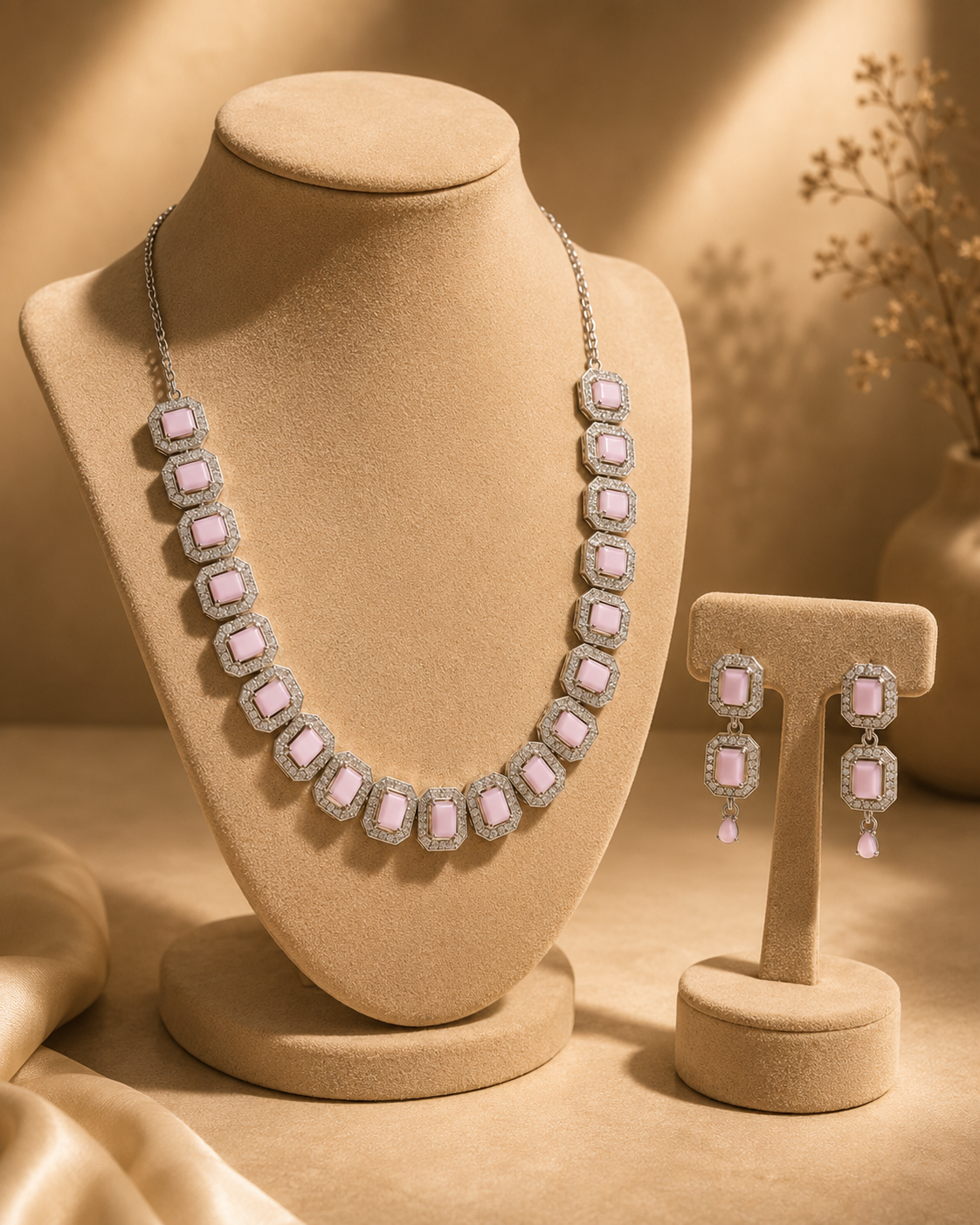 Rosé Royale Jewelry Set (Silver)